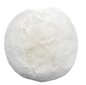 Round Faux Fur Accent Pillow - Open Box