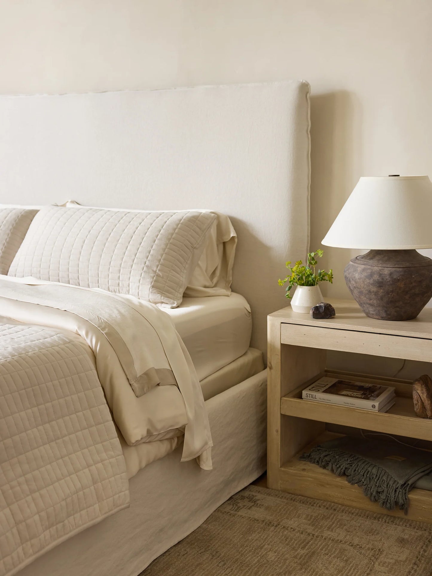 Bamboo Blanket/Oat/Driftwood