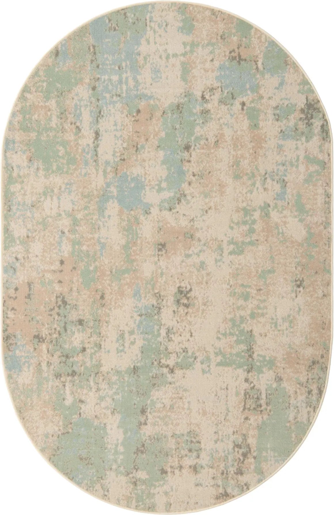 Teal Lotus Rug