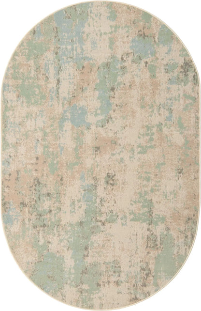 Teal Lotus Rug