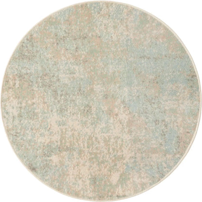Teal Lotus Rug