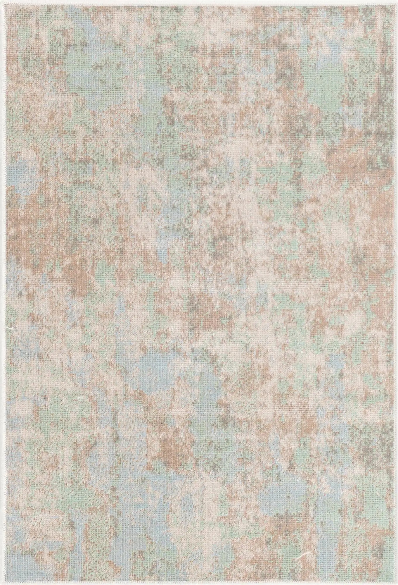 Teal Lotus Rug