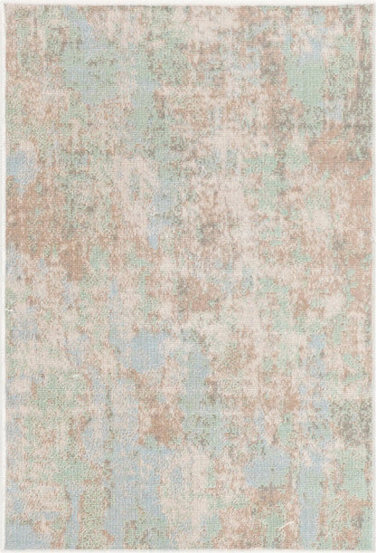 Teal Lotus Rug