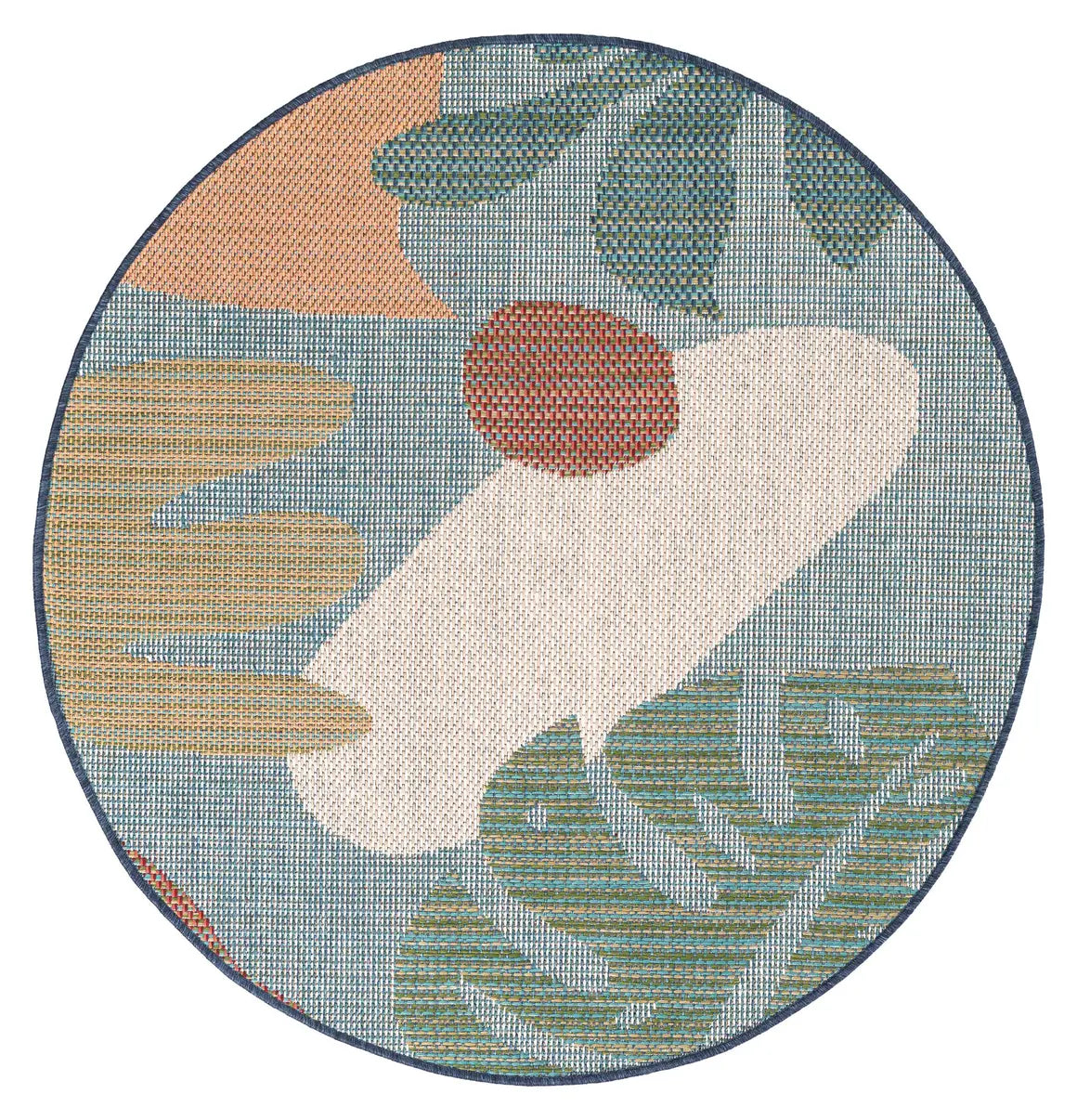 Blue Baja Outdoor Rug