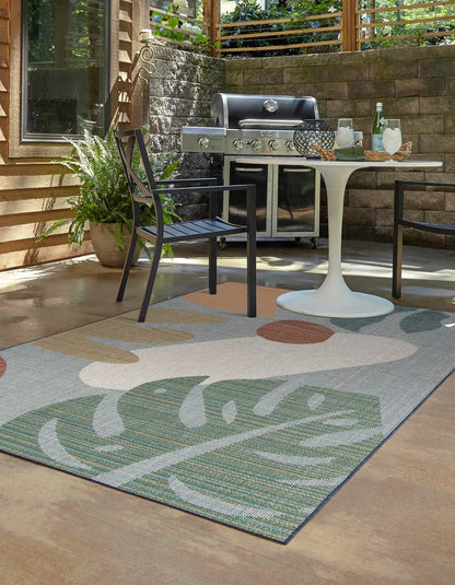 Blue Baja Outdoor Rug
