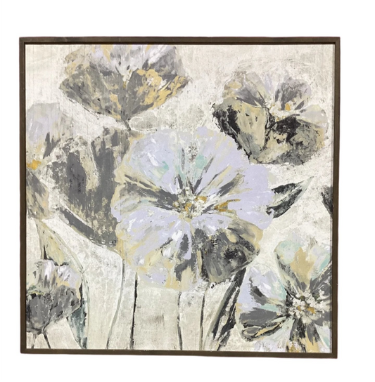 Abstract flower art 40”x40”- Local Pick Up Only