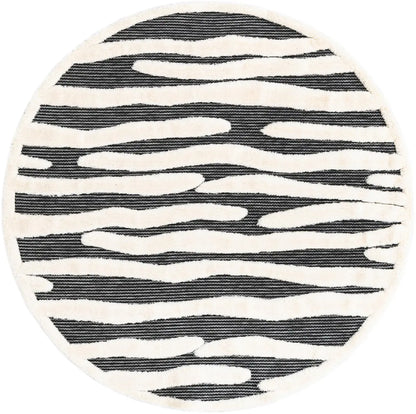 Gray Prismatic Rectangle Rug