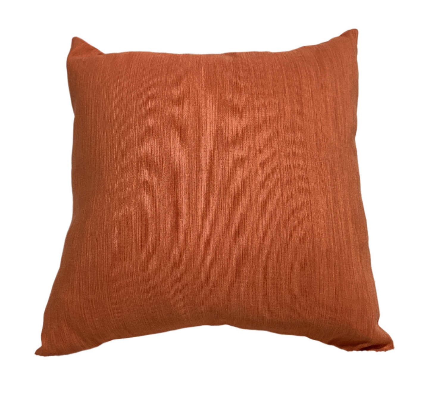 Deep Orange 18”x18” Pillow