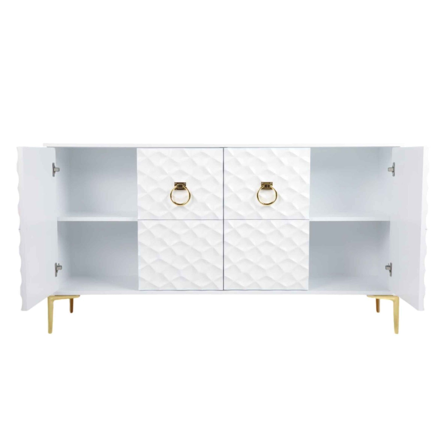 Wood Console Cabinet