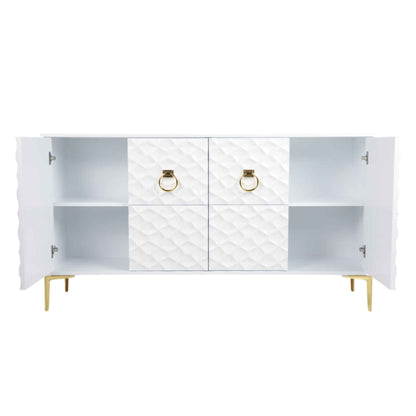 Wood Console Cabinet