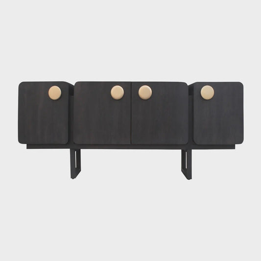 Modern Black Wood Sideboard- Local Pick Up or Local Delivery Only