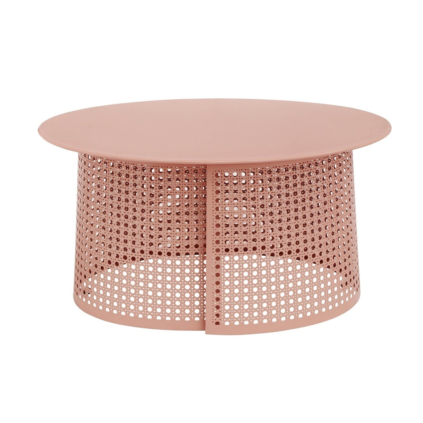 PESKY CORAL PINK COFFEE TABLE-open box