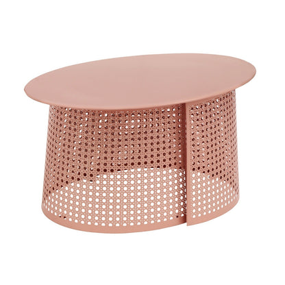 PESKY CORAL PINK COFFEE TABLE-open box