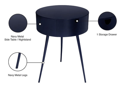 Nyla Navy Side Tables