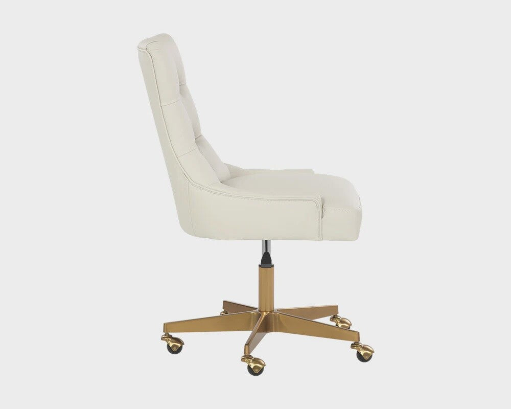 Delilah Cream Office Chair- Local Pick Up Only