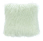 Mint Faux Fur Pillow