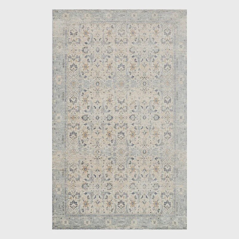 Penelope Distressed Look Grey Area Rug (5x8)-open box