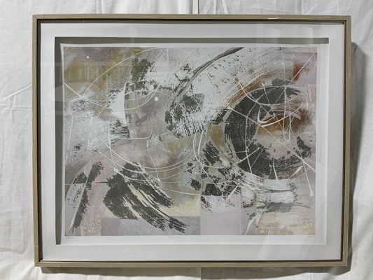 39”x31” Framed Abstract Print