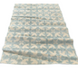 Rug with a geometric pattern on a white background