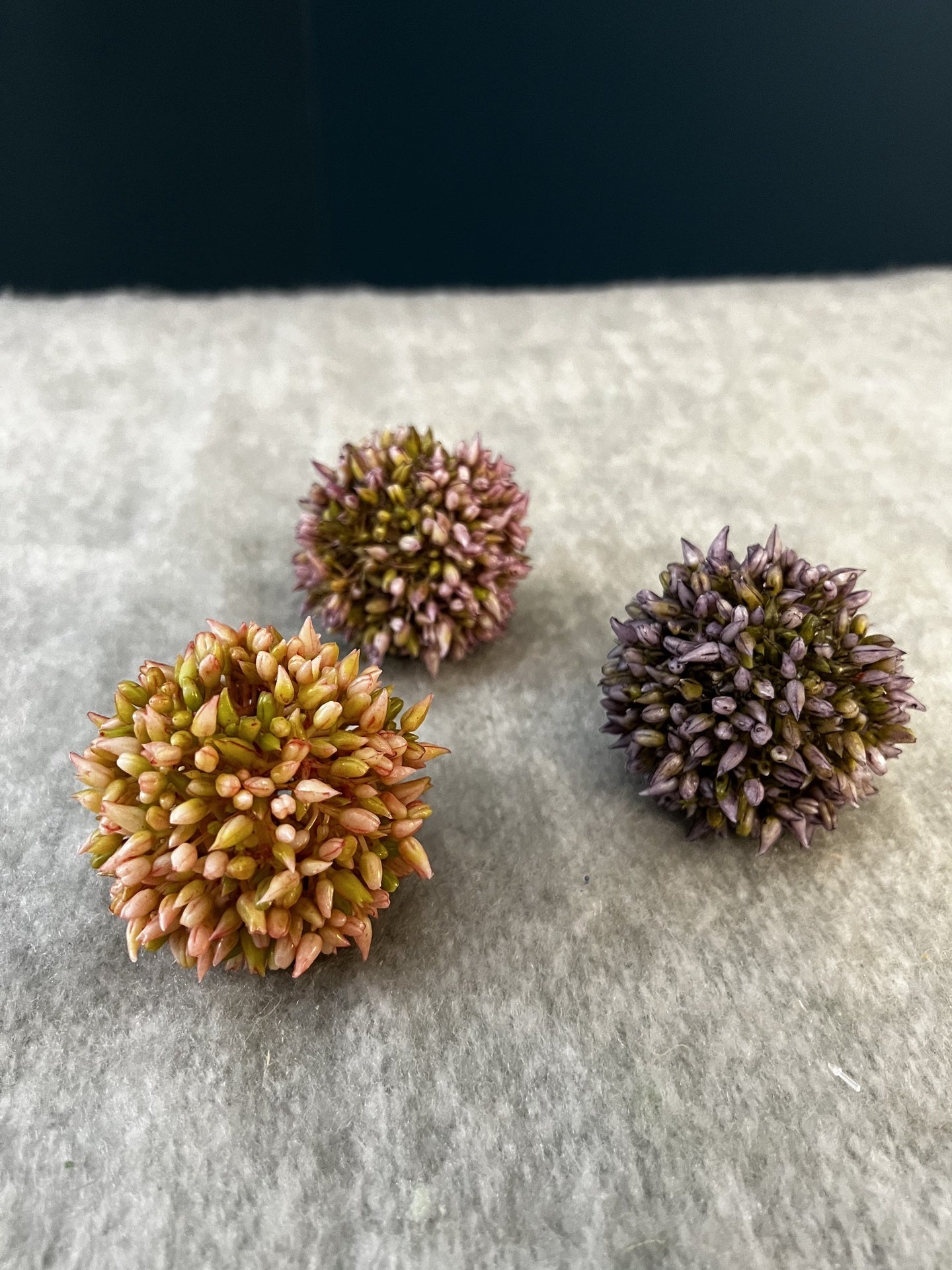 3 Pack Flower Ball Decor - Open Box