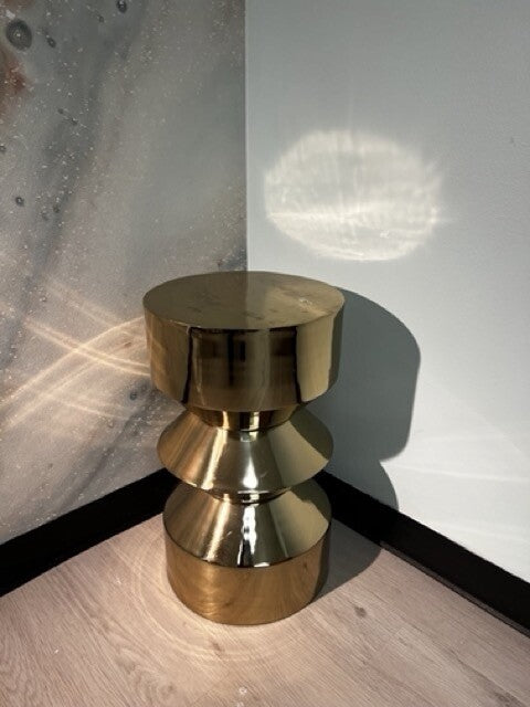 Contemporary Gold Accent Table - Local Pick Up Only