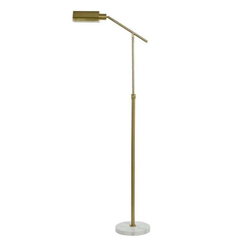 Adjustable Gold Floor Lamp, sleek and modern