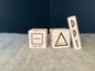 Wood Laundry cubes (Set Of 3)-OPEN BOX