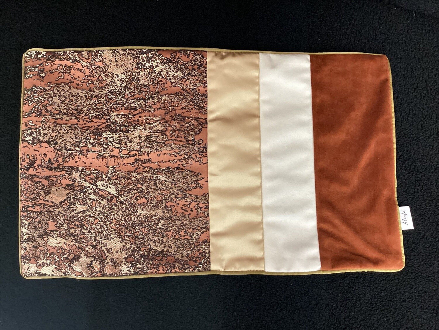 Copper Gold Foil Pillow Cover (12”x20”)