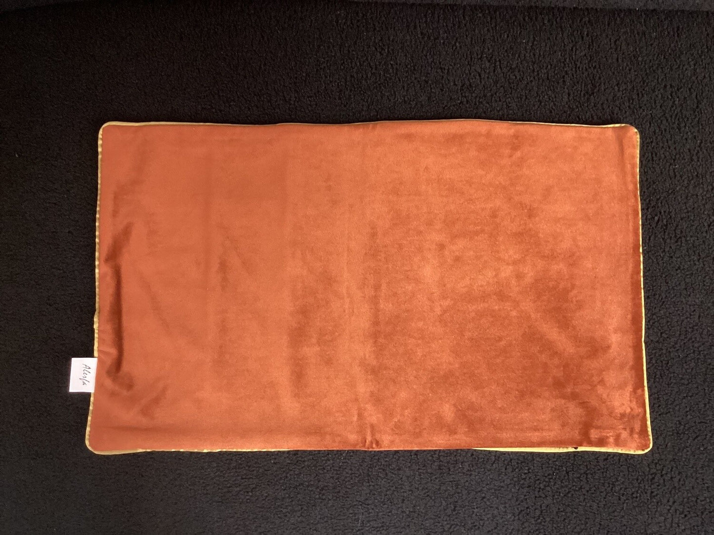 Copper Gold Foil Pillow Cover (12”x20”)