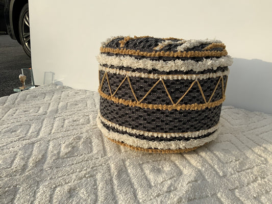 Multi-color Pouf-OPEN BOX