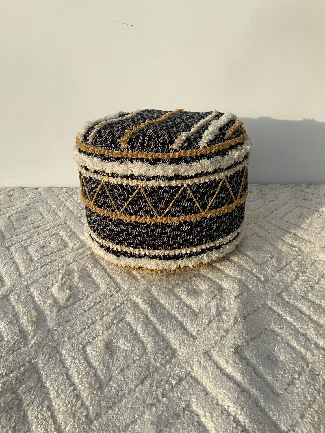 Multi-color Pouf-OPEN BOX