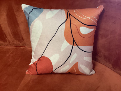 Geometric Print Pillow Cover- Open Box