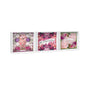 PINK CUBE FLORAL SET OF 3