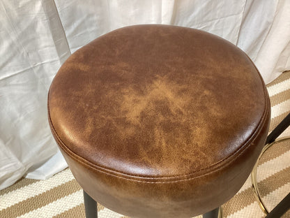 Faux leather bar stool (set of 2)- Local Pick Up Only