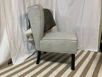 Gray wingback chair - Local Pick Up Only