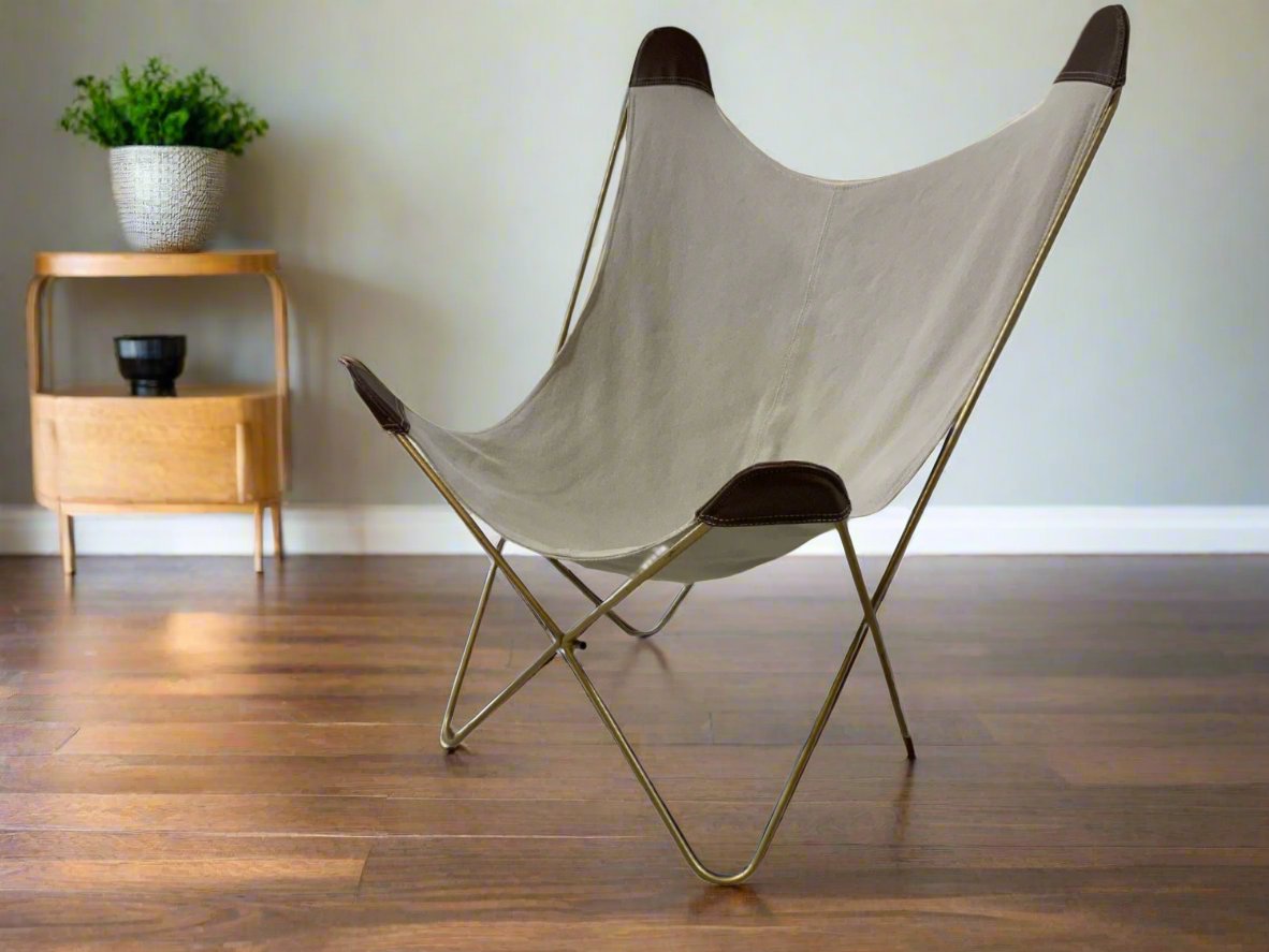 Canvas Butterfly Chair- Local Pick Up Only