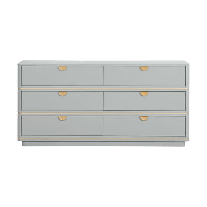 Julieta Grey 6 Drawer Dresser