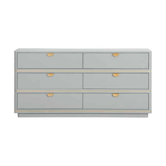 Julieta Grey 6 Drawer Dresser