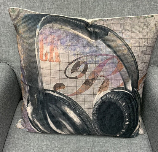 Headset Accent Pillow