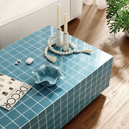 Mixie Blue Tile Indoor / Outdoor Coffee Table