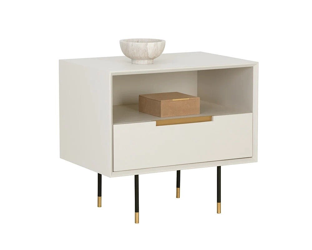 contemporary nightstand with modern design