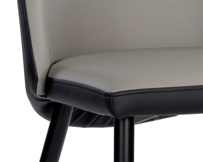 Kline Dining Chair-Dillon Stratus / Dillon Black