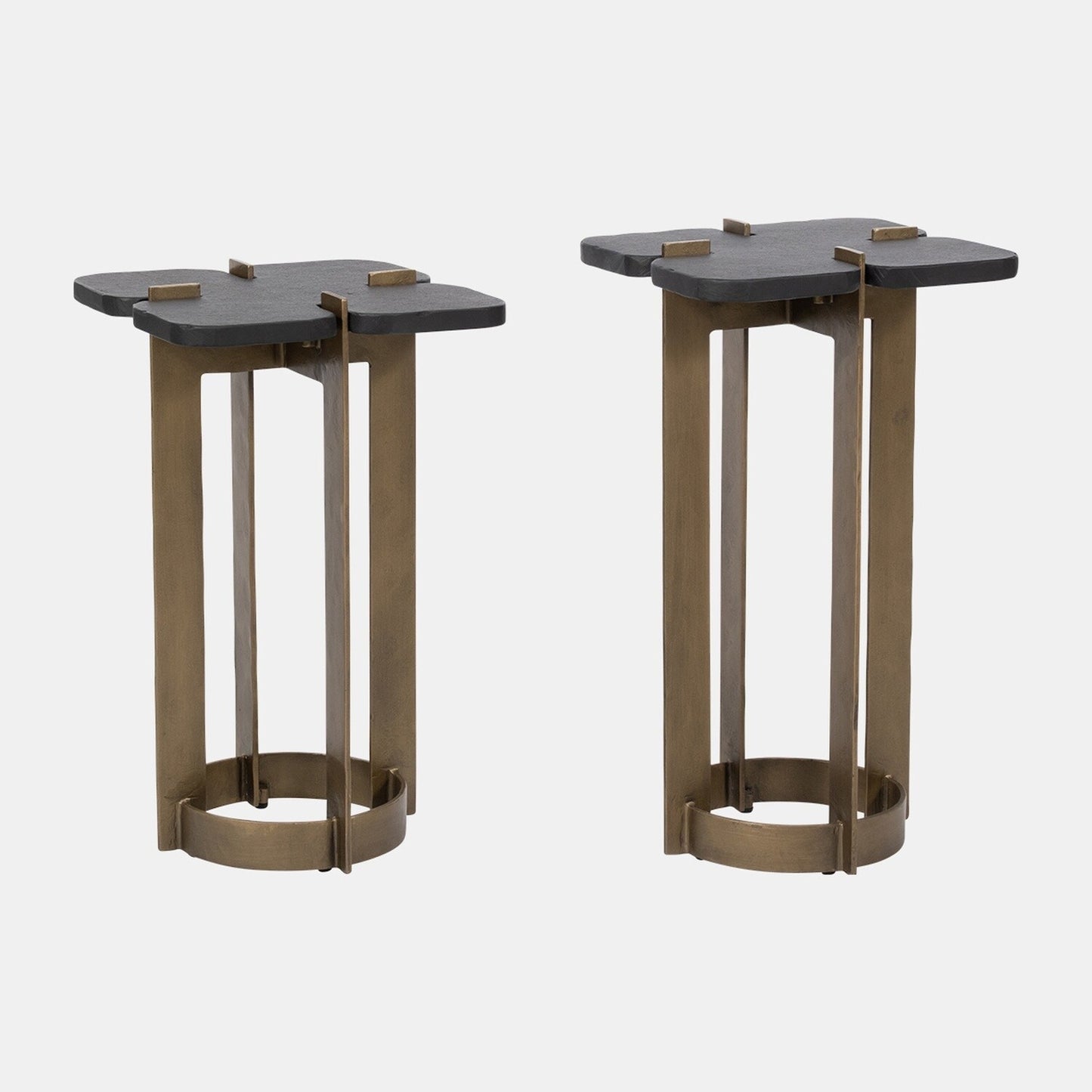 Stone Top Side Tables SET OF 2