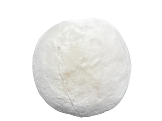 Round Faux Fur Accent Pillow - Open Box