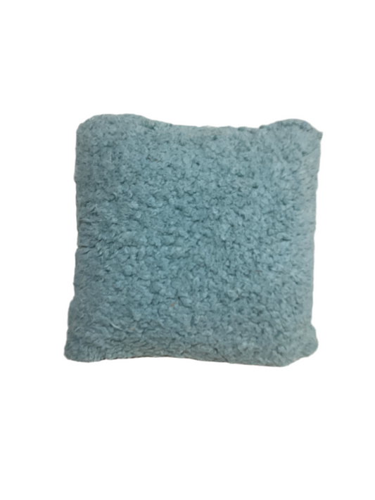 Petite Turquoise Accent Pillow – 12" x 12" OPEN BOX