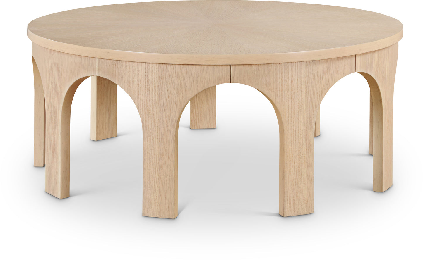 The Riz Solid Wood/Oak Veneer Coffee Table