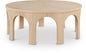 The Riz Solid Wood/Oak Veneer Coffee Table
