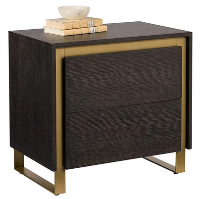 Alvaro Solid Oak Nightstand