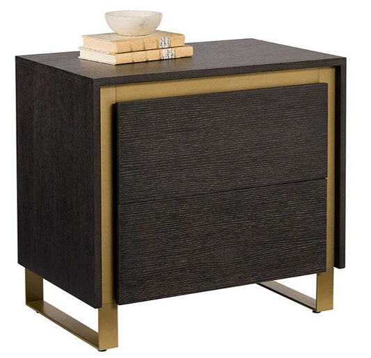 Alvaro Solid Oak Nightstand