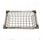 Gold Metal Basket W/ Acrylic Handles